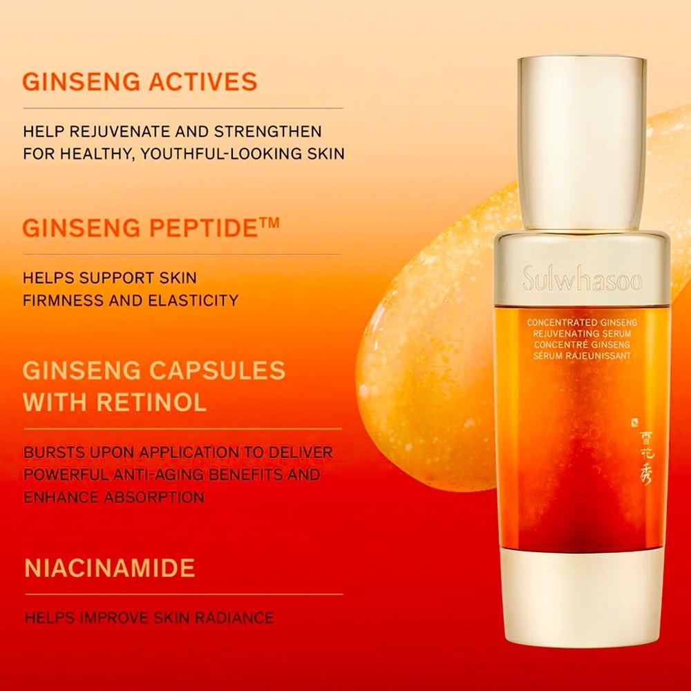 New Sulwhasoo Concentrated Ginseng Rejuvenating Serum 30ml - Picture 5 of 12
